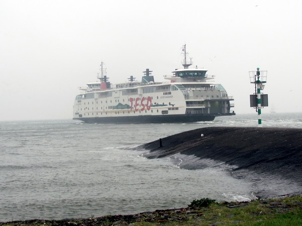 De veerboot naar Texel.