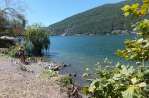 Strandje aam Lago Maggiore