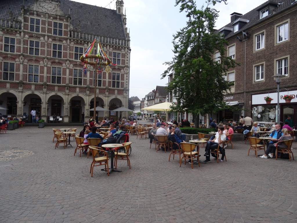 Oude Raadhuis in het centrum van Bocholt